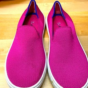 Rothy's Kids Sneakers in Fuchsia and Blue